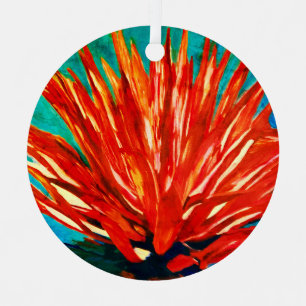 Agave Shine Metal Ornament