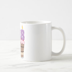 Age 108 on Birthday Cake Coffee Mug