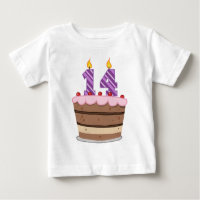 Age 14 on Birthday Cake