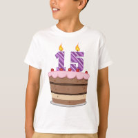Age 15 on Birthday Cake