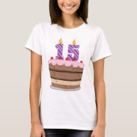 Age 15 on Birthday Cake