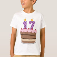 Age 17 on Birthday Cake