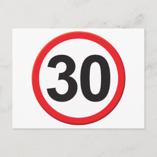Age 30 postcard