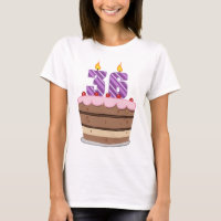 Age 36 on Birthday Cake