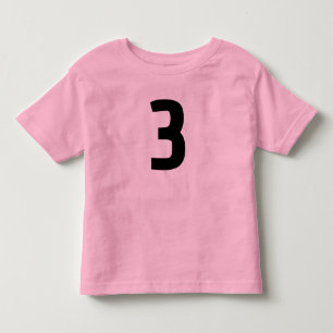 AGE 3 THREE JERSEY pink T-SHIRT