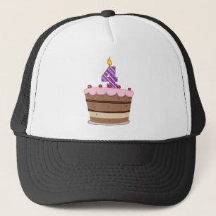Age 4 on Birthday Cake Trucker Hat