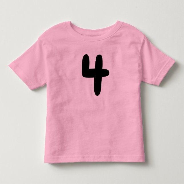 AGE 4 TODDLER T-Shirt (Front)