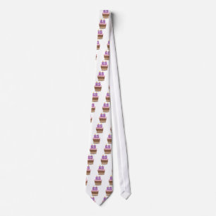 Age 65 on Birthday Cake Tie