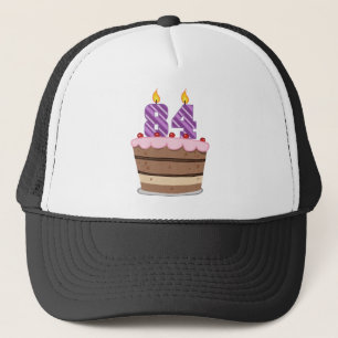 Age 84 on Birthday Cake Trucker Hat