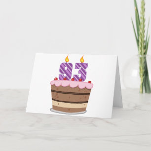 Age 93 on Birthday Cake Card