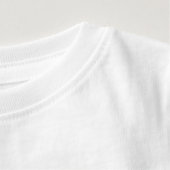 Age and Name  Customisable 3rd Birthday Tshirt (Detail - Neck (in White))