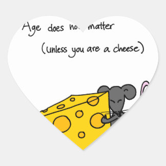 Age Does Not Matter... Heart Sticker