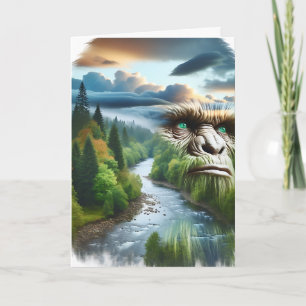 Age Doesn't Mean Squatch   Funny Birthday Bigfoot Card