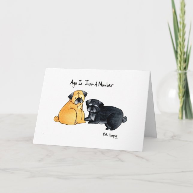 Age Is Just A Number Card (Front)