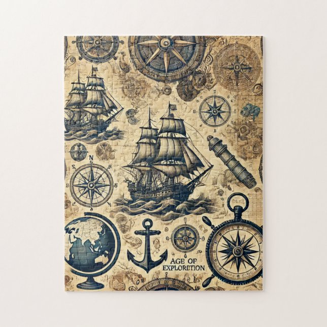 Age of Exploration Puzzle: World of Navigation 🧩 Jigsaw Puzzle (Vertical)