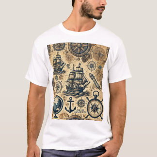 Age of Exploration T-Shirt: Symbols of Navigation T-Shirt