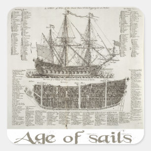 Age of Sails Square Sticker