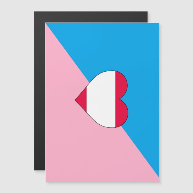 Age Play Pride Flag Magnetic Invitation (Front/Back)