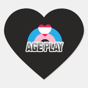 Age Play Pride Heart Sticker