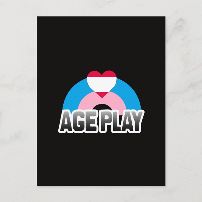 Age Play Pride Postcard (Front)