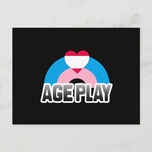 Age Play Pride Postcard (Front)