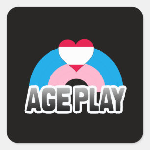 Age Play Pride Square Sticker