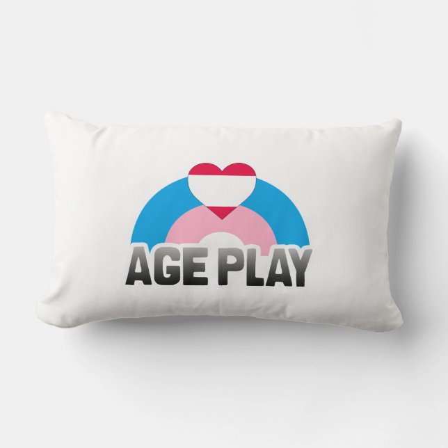 AGE PLAY RAINBOW LUMBAR CUSHION (Front)