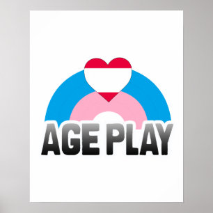 AGE PLAY RAINBOW POSTER