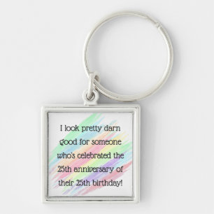Aged 50 & over key ring