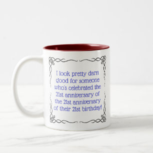 Aged 63 & over Two-Tone coffee mug