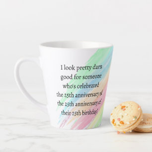 Aged 75 & over latte mug