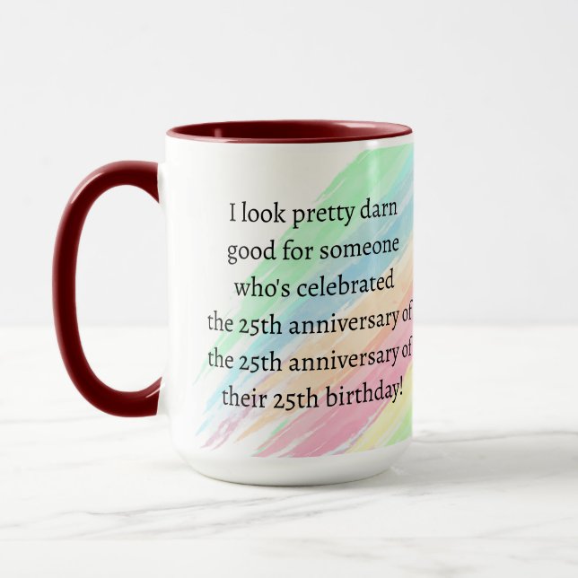 Aged 75 & over mug (Left)