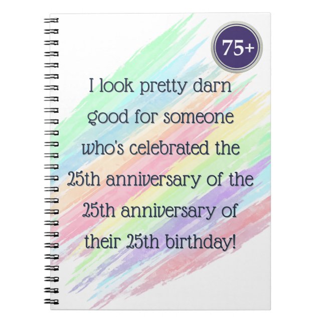 Aged 75 & over notebook (Front)