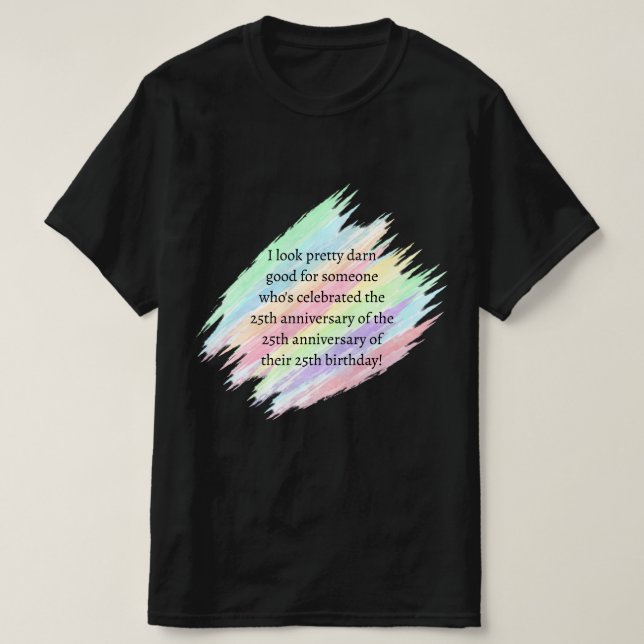 Aged 75 & over T-Shirt (Design Front)