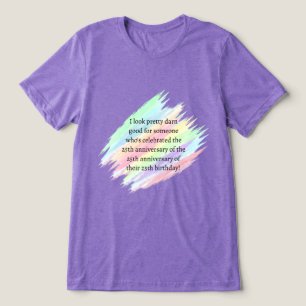 Aged 75 & over Tri-Blend shirt