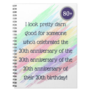 Aged 80 & over notebook