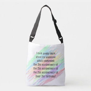 Aged 84 & over crossbody bag