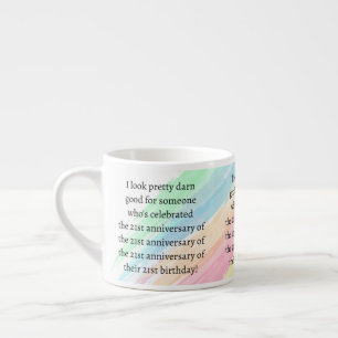 Aged 84 & over espresso cup
