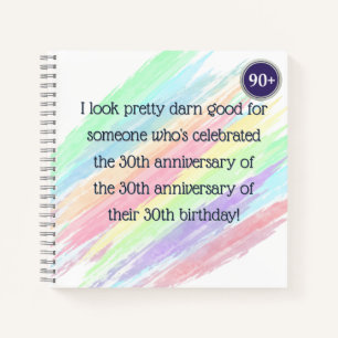 Aged 90 & over notebook
