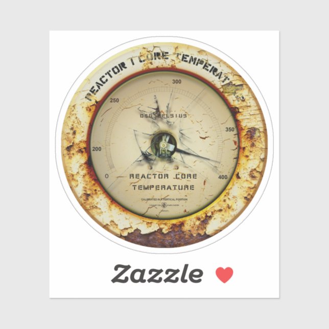 Aged And Damaged Nuclear Reactor Core Temperature (Sheet)