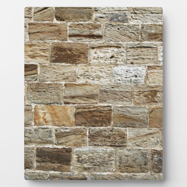 Aged Country Brickwork Plaque (Front)