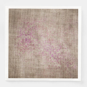Aged Damask Texture Napkin