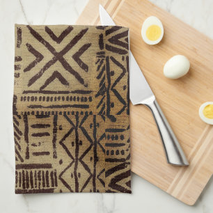 Aged Earth Canvas Tea Towel