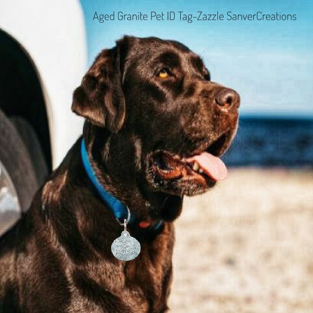 Aged Granite  Pet ID Tag (Creator Uploaded)