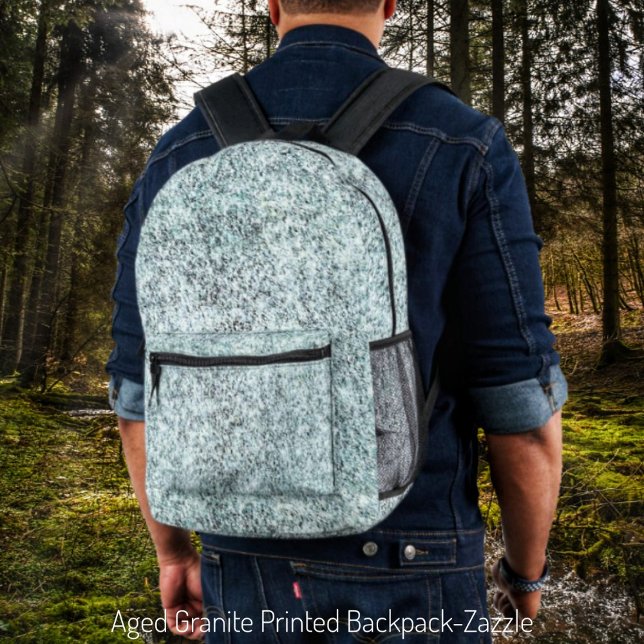 Aged Granite  Printed Backpack (Creator Uploaded)