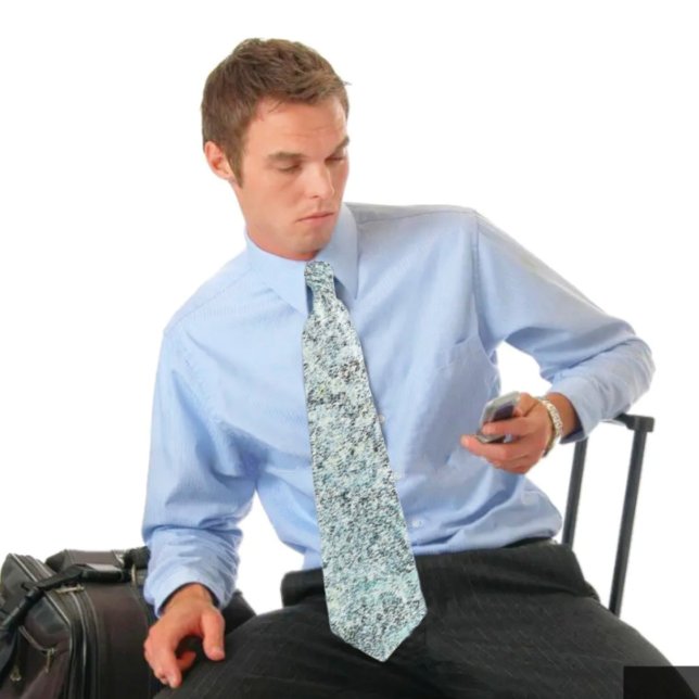 Aged Granite   Tie (This Aged Granite design, gives a textural look, to this neck tie!)