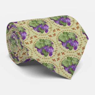 Aged Grapes Tie