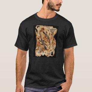Aged Paper Goannas T-Shirt
