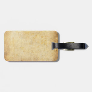 Aged Paper Luggage Tag