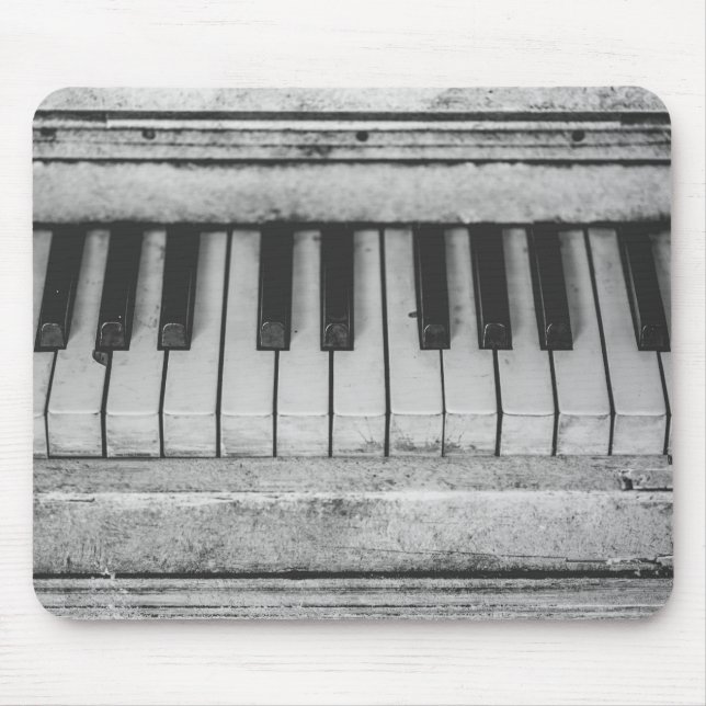 Aged Piano Mouse Pad (Front)